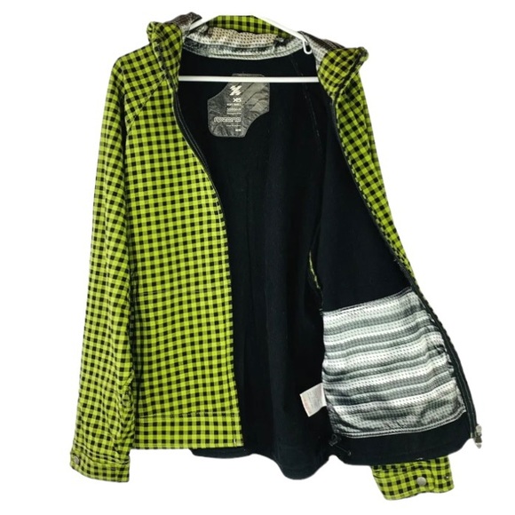Ripzone X5 Mens Size M Bright Plaid Ski Jacket Snowboard 5000mm Winter Sports - Picture 3 of 9